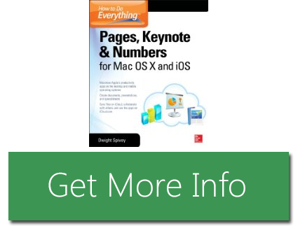 How to Do Everything Pages, Keynote Numbers for OS X and iOS Criteria